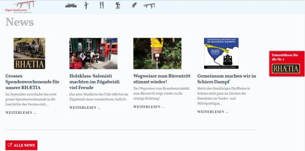 PrintScreen Interessengemeinschaft Zügen - Landwasser