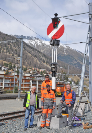 Dreifachtraktion Dampf am Albula