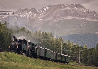 Dampfzug Oberengadin