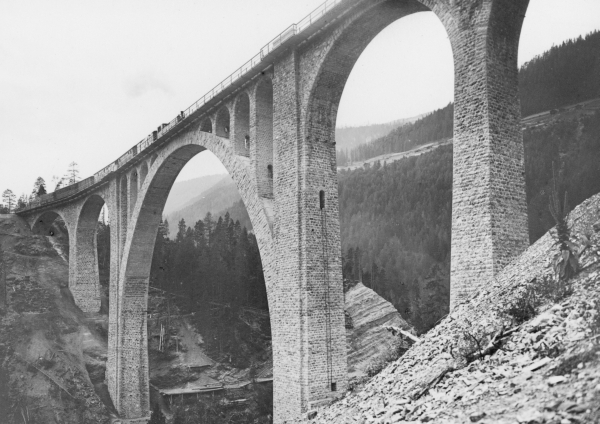 Wiesenerviadukt um 1909
