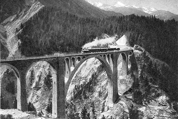 Bau des Wiesenerviaduktes